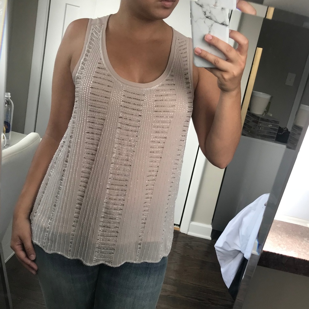 Mercer & Madison Beaded Top
